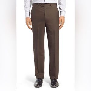 Ermenegildo Zegna Mens Troffo 600 Brown Slacks/Pants